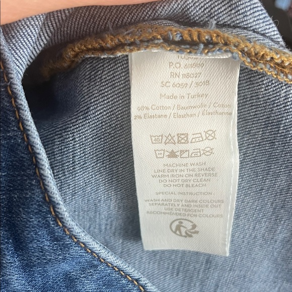 Boden The Helston Sailor Denim Jean Wide Leg Women’s Sz 4P - Picture 13 of 15